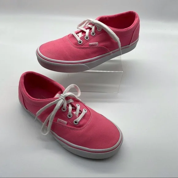 Vans Off the Wall pink sneakers in women’s size 7.5 - Picture 1 of 11